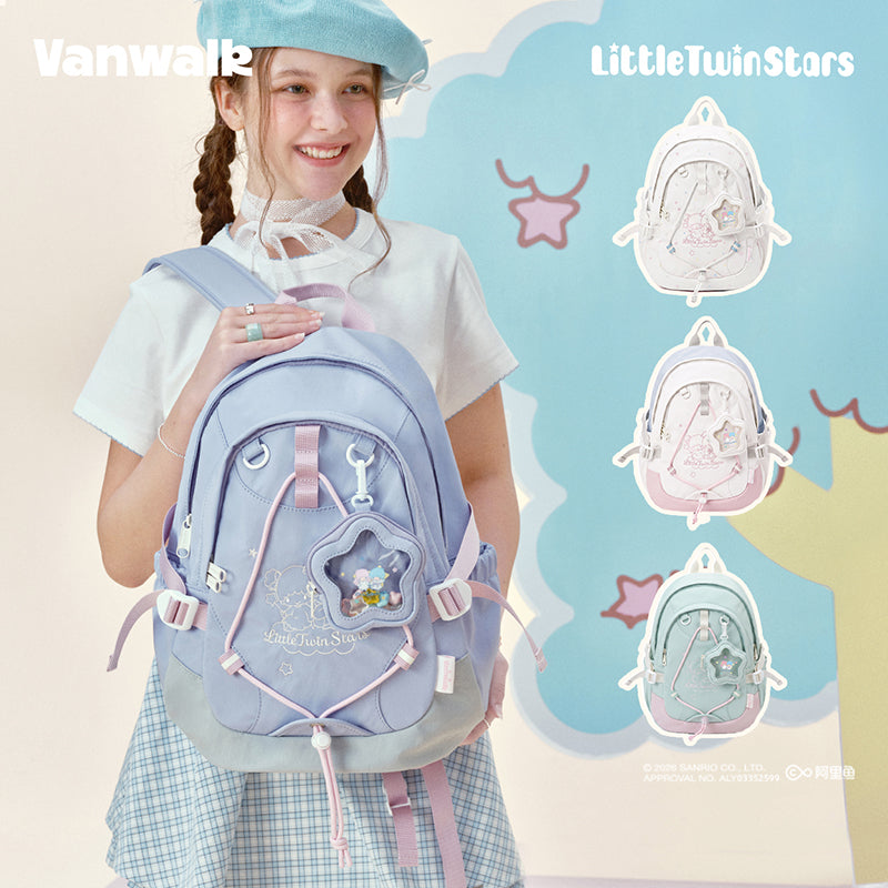 VANWALK Little Twin Stars Sanrio Collaboration Backpack V3074