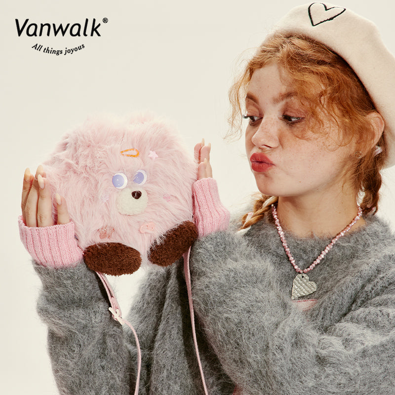 Vanwalk Fashion Mao Monster Crossbody Bag V2717