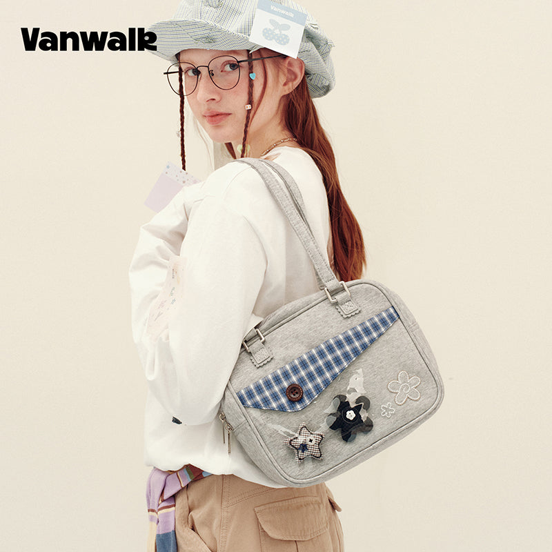 vanwalk Adorable Design Notebook House Series Shoulder Bag v3023
