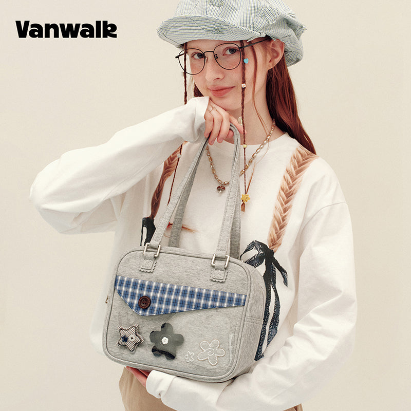 vanwalk Adorable Design Notebook House Series Shoulder Bag v3023