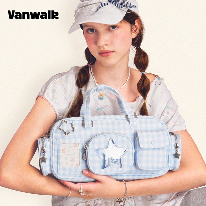 VANWALK Cocoa Pie Series Aesthetic Ita Bags Shoulder Purse Bag v3112