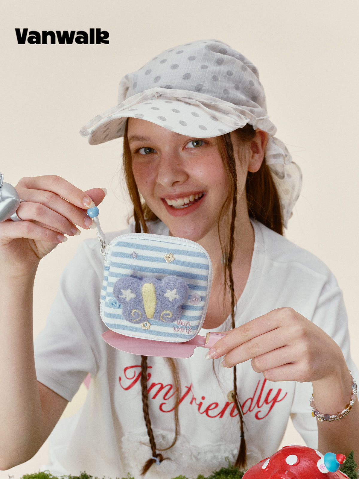 Vanwalk Gulugulu series Cute Coin purse Cosmetic Bag VS101