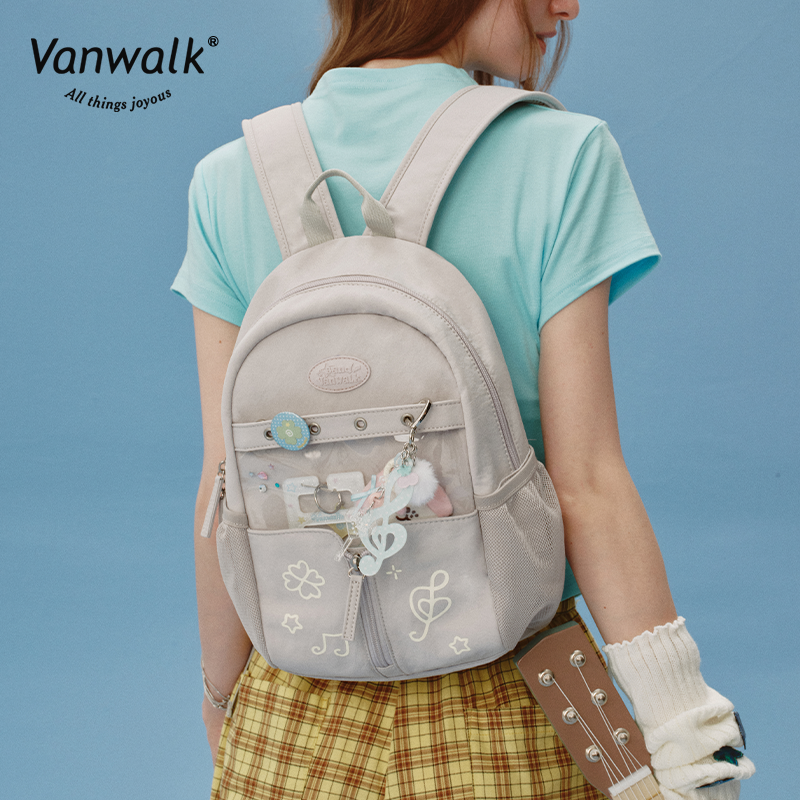 Vanwalk Multi-Pockets Happy Band Backpack V2901