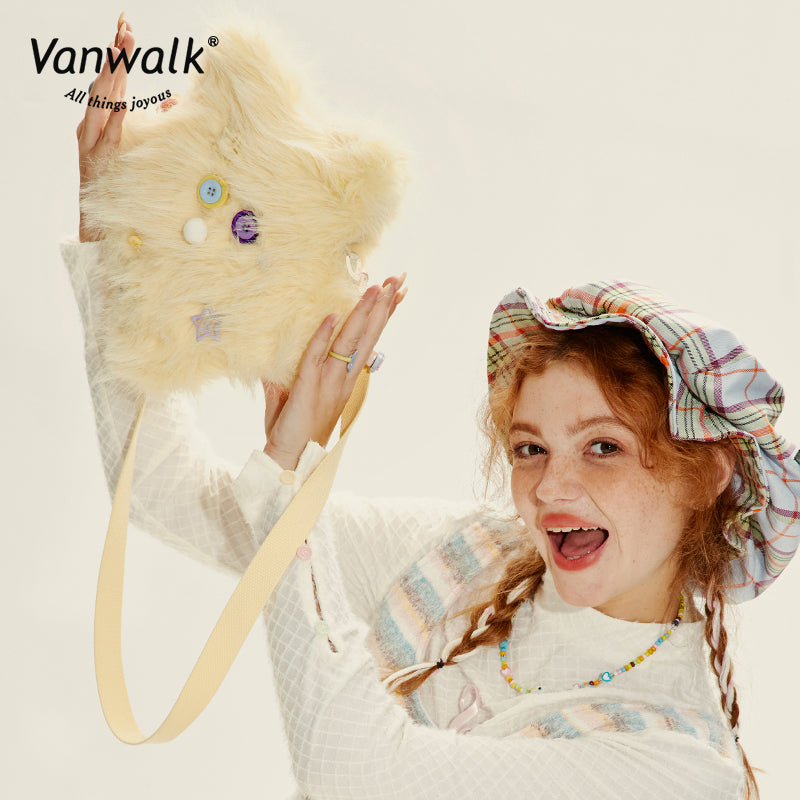 Vanwalk Fashion Mao Monster Crossbody Bag V2717