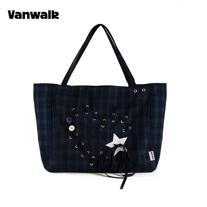vanwalk Large Capacity Planner House Series Shoulder Bag v3017