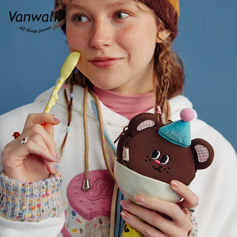Vanwalk cute design Lucky House coin purse K435