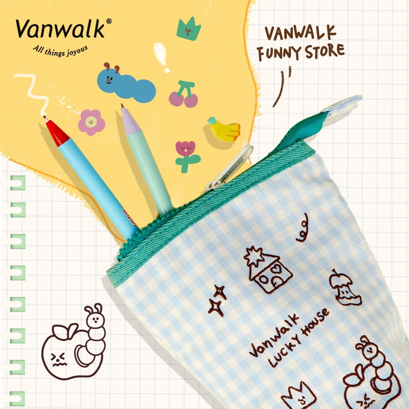 Vanwalk cute Lucky House Series Pencil case K454