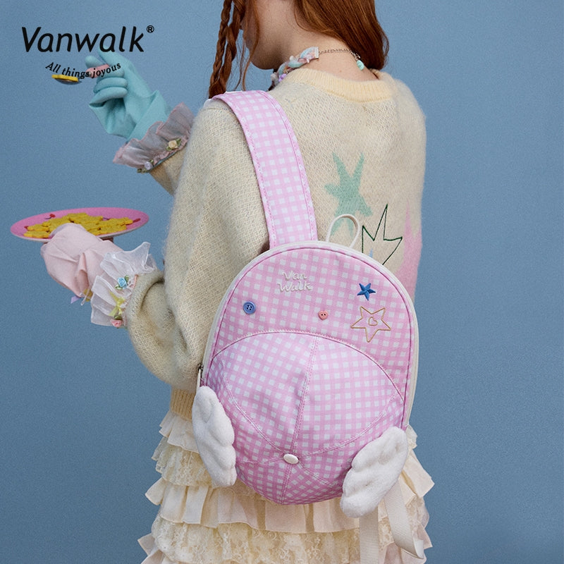 Vanwalk Fashion Streetwear Lucky Star Backpack V2880