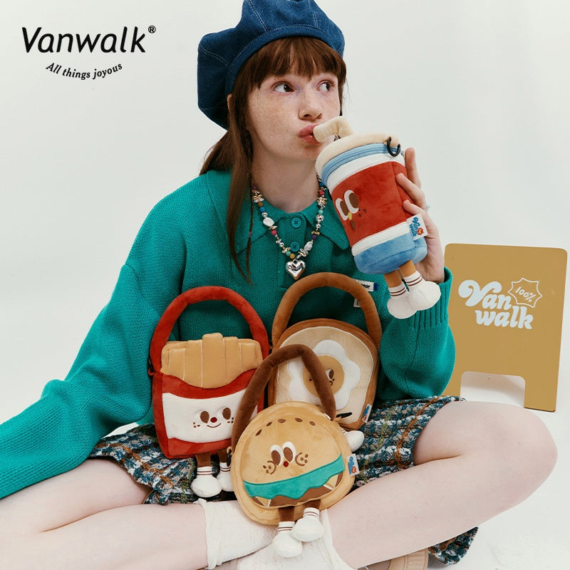 Vanwalk Water-Resistant Bread House Crossbody Bag V2530