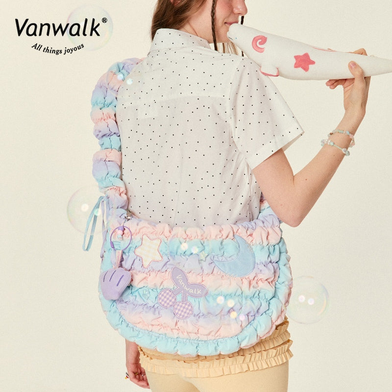 Vanwalk Lightweight Bubble Island Series Crossbody Bag V2824