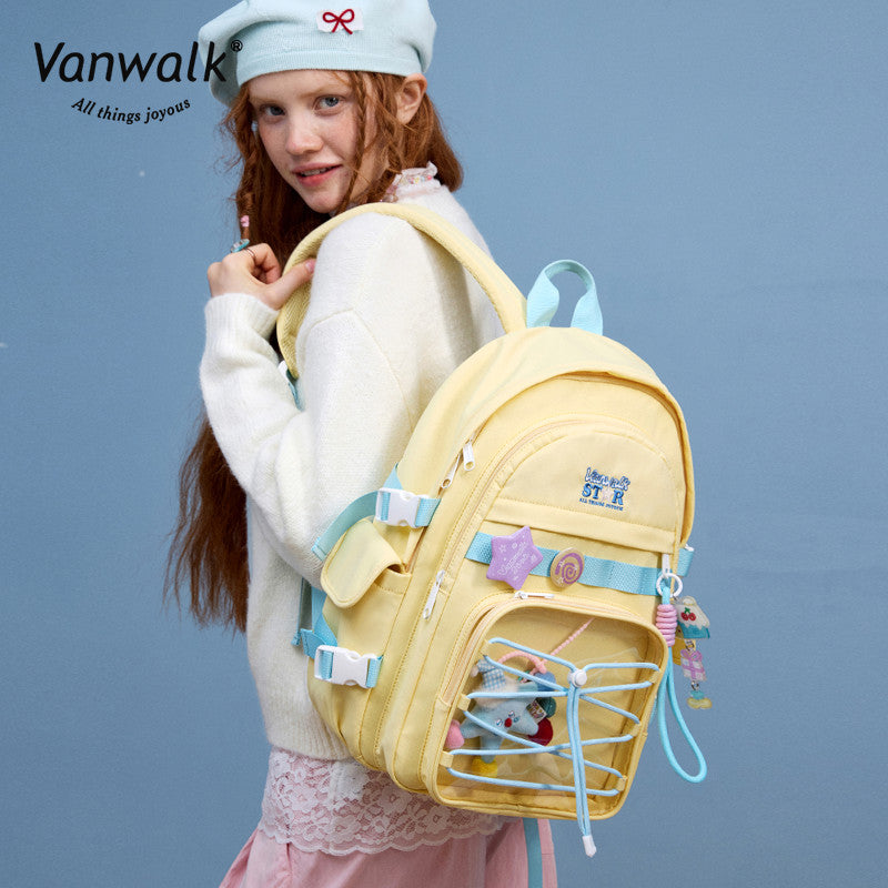 Vanwalk Multiple Pockets Lucky Star backpack V2888