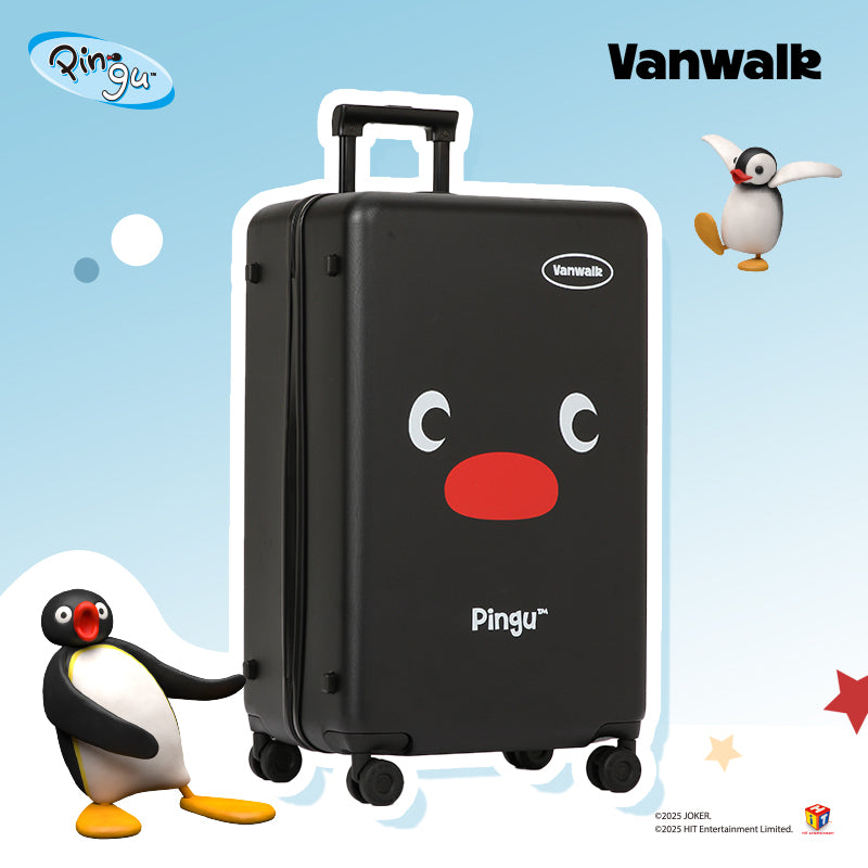 Vanwalk Large capacity Pingu Collaboration Serie suitcase B1010