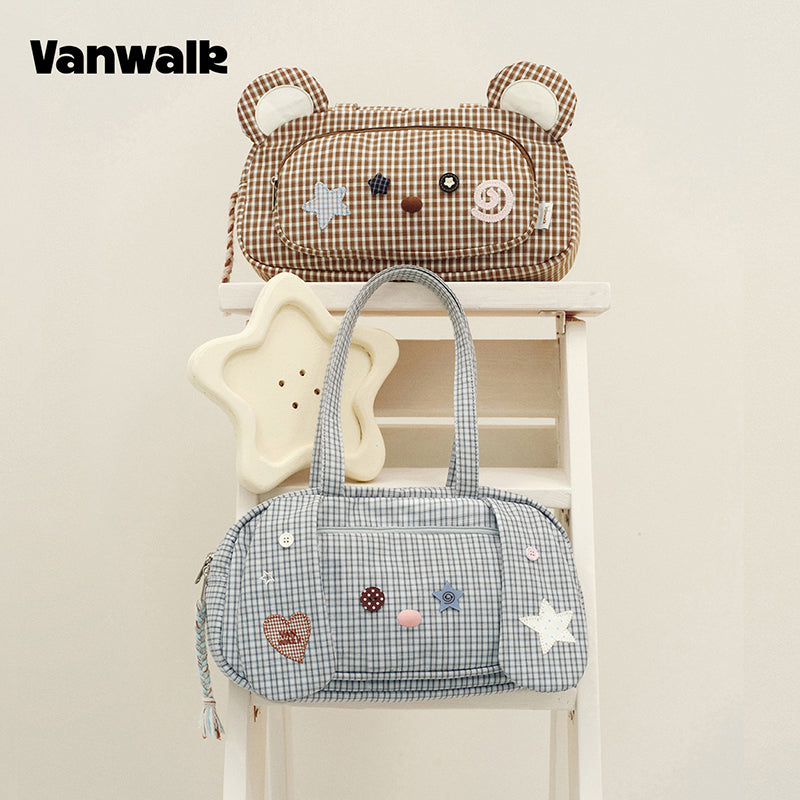 vanwalk Adorable Design Notebook House Series Shoulder Bag v3019