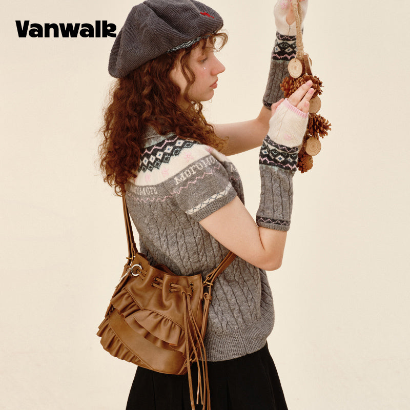 VANWALK  Pinecone Tribe Series Original Shoulder Bags V2988