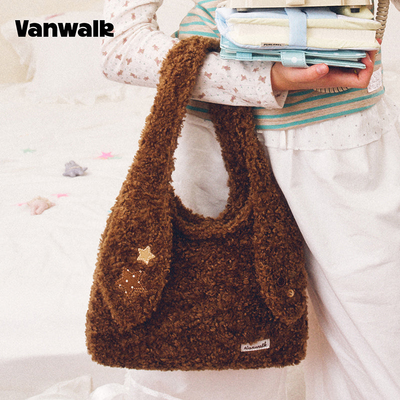 VANWALK Cocoa Pie Series Coquette Long Handle Bunny Ear Shoulder Bag V3108