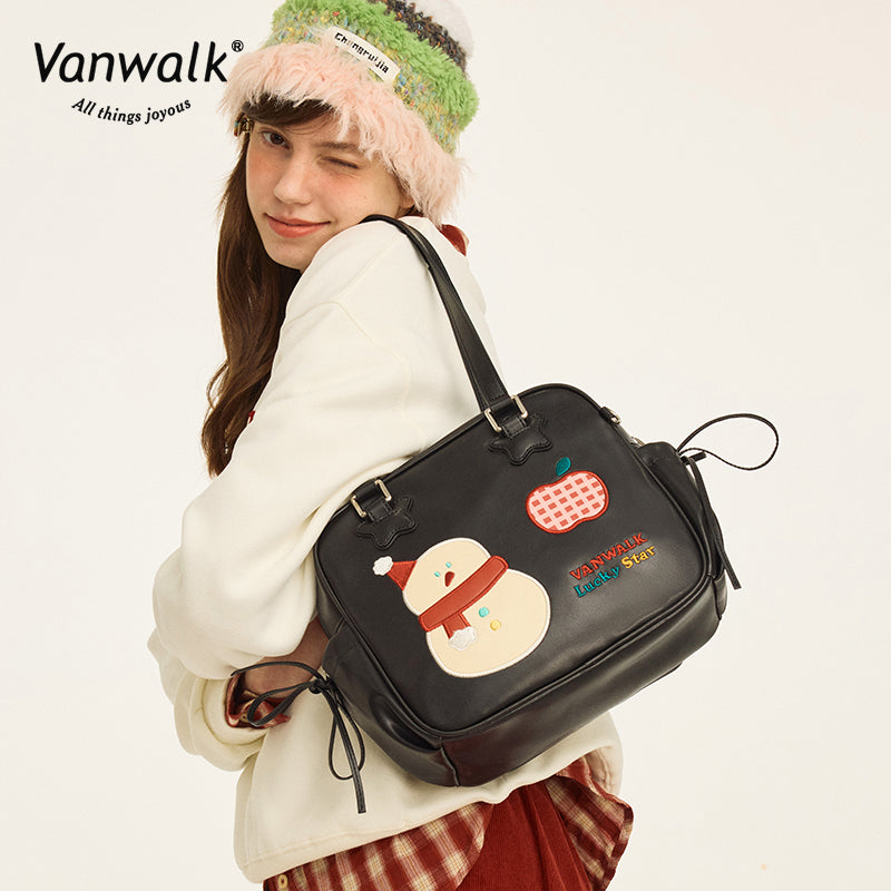 Vanwalk Multi-Pockets Christmas shoulder bagV2873