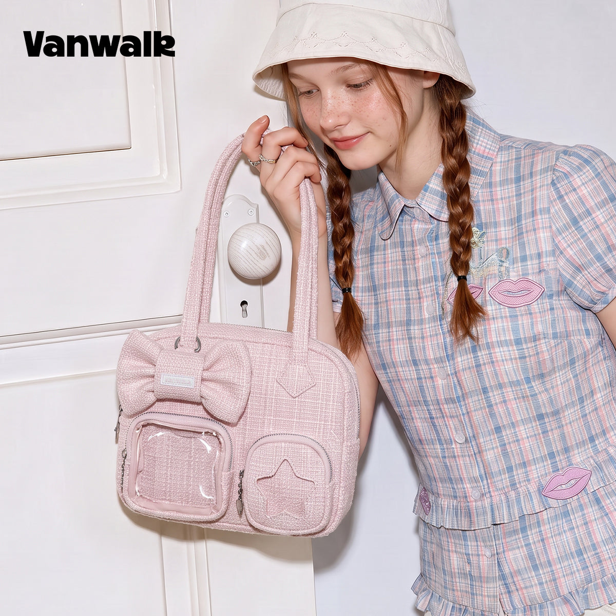 VANWALK Multi-Pockets COCOA PIE Series Original Shoulder Bags V3086