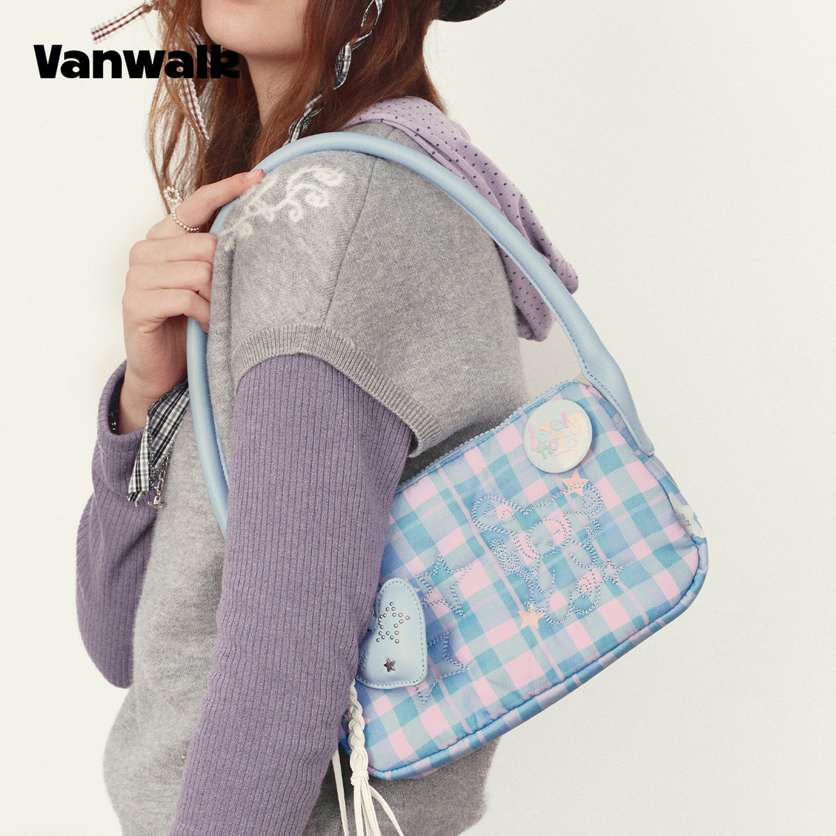 Vanwalk Exquisite Young Lady January Lucky Pony Series Handbag V3015
