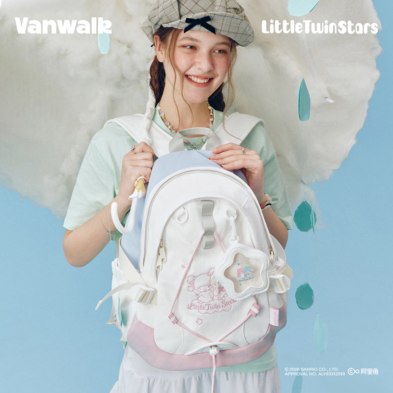 VANWALK Little Twin Stars Sanrio Collaboration Backpack V3074