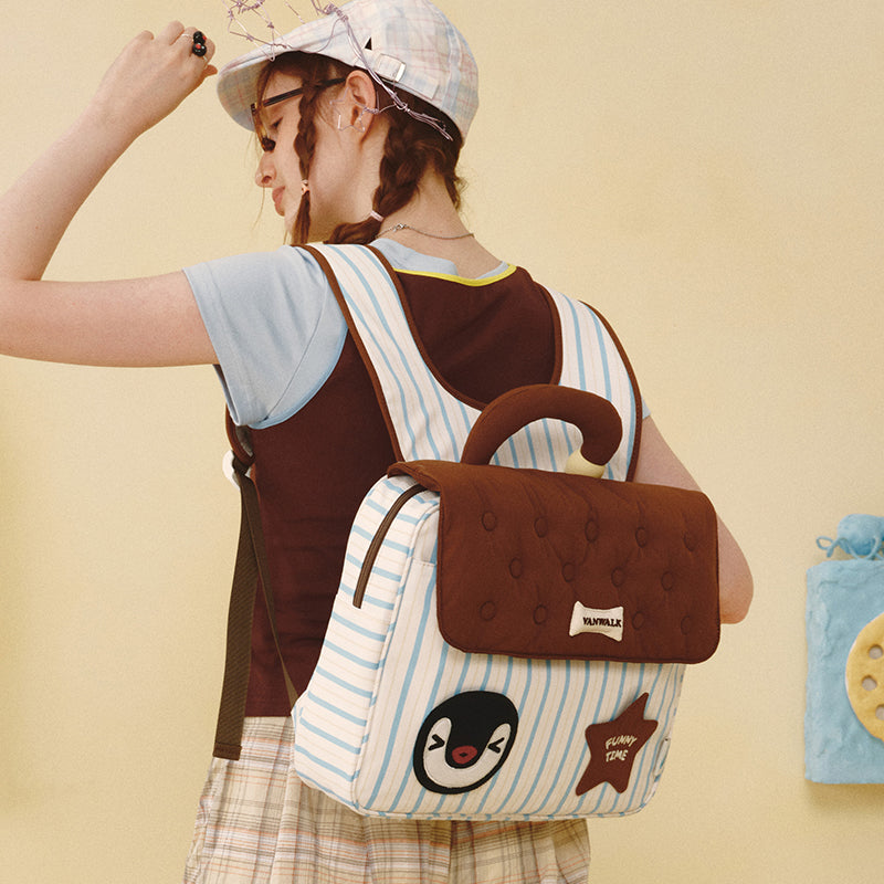 VANWALK Cute Pingu Collaboration Series Laptop bag/handbag v2940
