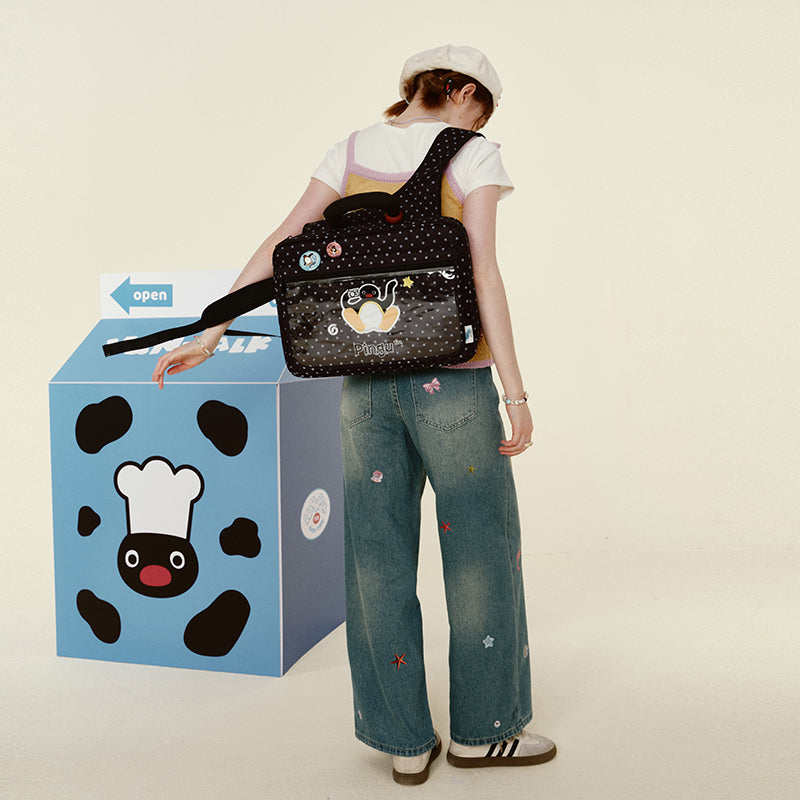 VANWALK Cute Pingu Collaboration Series Laptop bag/handbag v2940