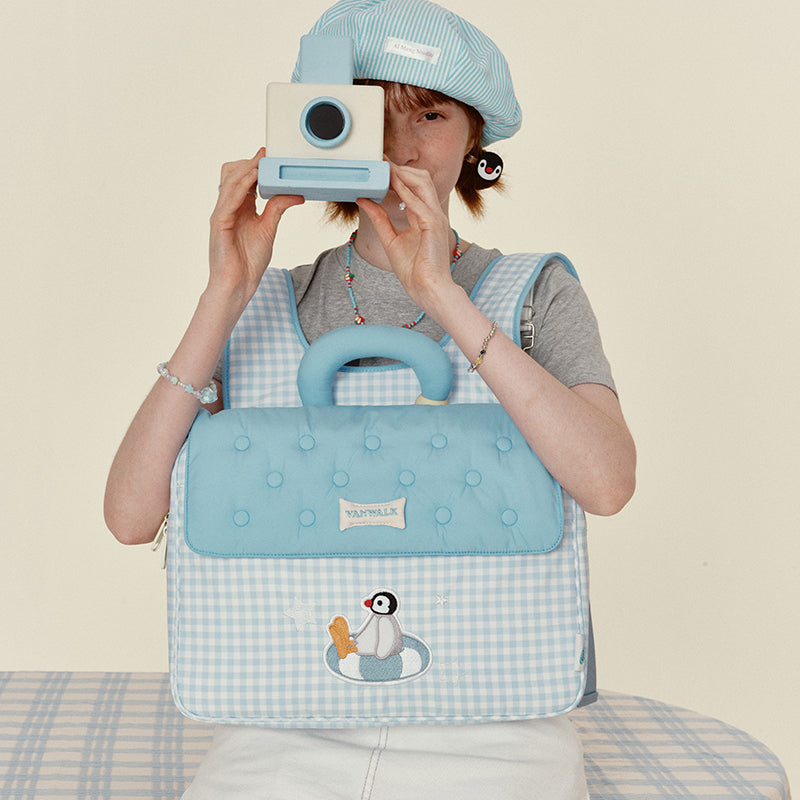 VANWALK Cute Pingu Collaboration Series Laptop bag/handbag v2940