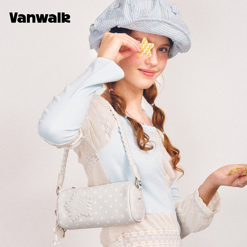 VANWALK COCOA PIE Series Original Design Shoulder Bag V3096