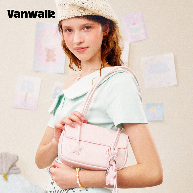 VANWALK COCOA PIE Series Original Design Shoulder Bag V3087