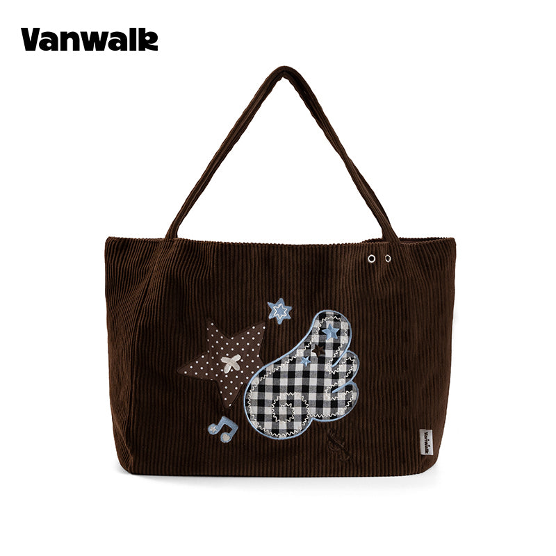 vanwalk Large Capacity Planner House Series Shoulder Bag v3018