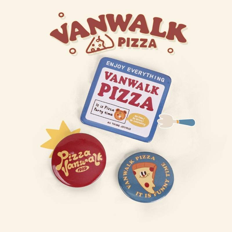 Vanwalk Pizza Customized Badge K548