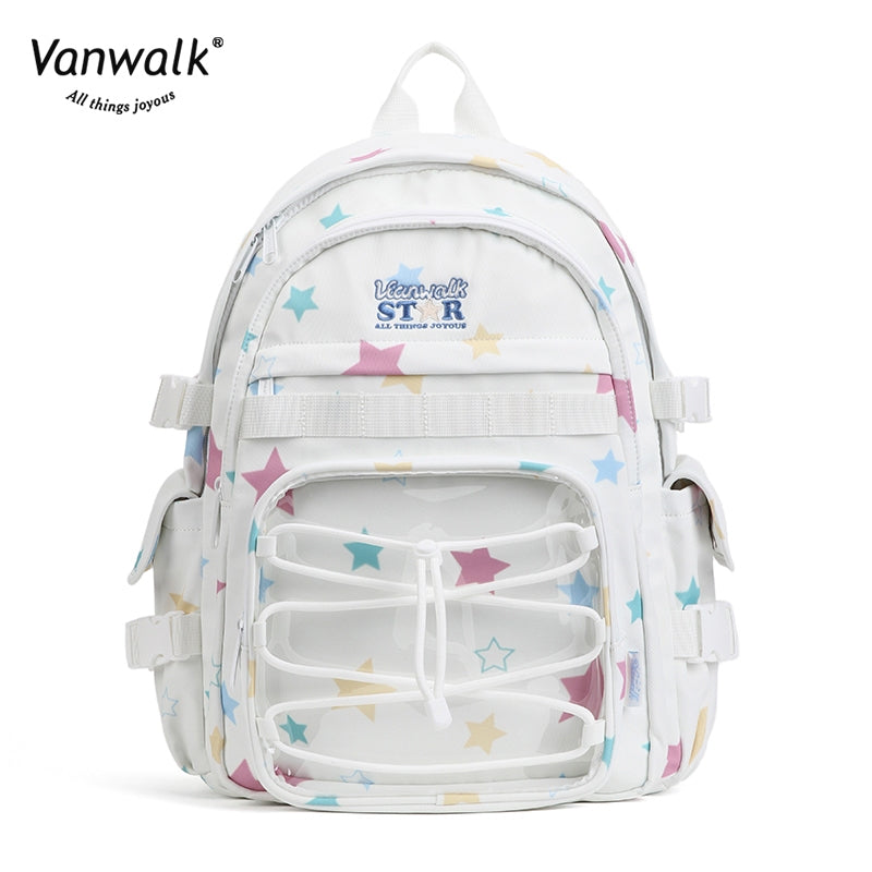 Vanwalk Multiple Pockets  Lucky Star backpack V2888