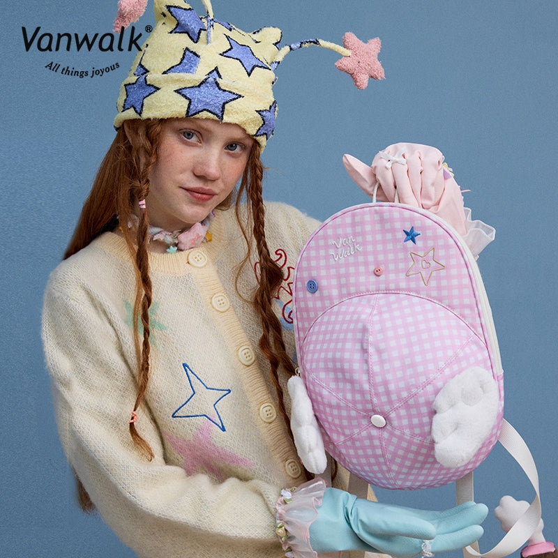 Vanwalk Fashion Streetwear  Lucky Star Backpack V2880