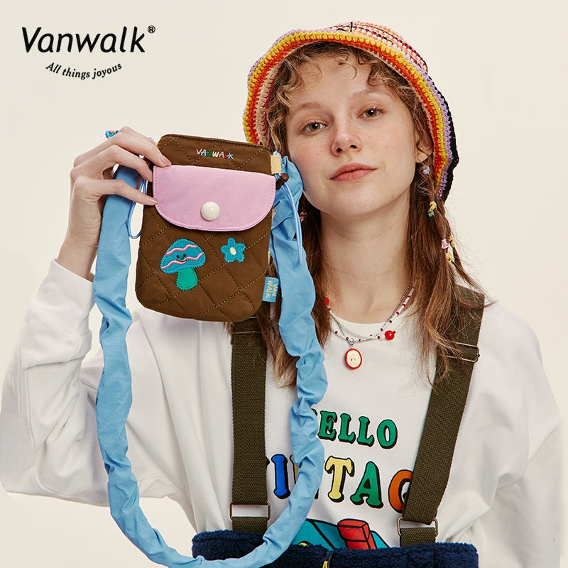 Vanwalk Casual  Small Garden Crossbody Bag V2758