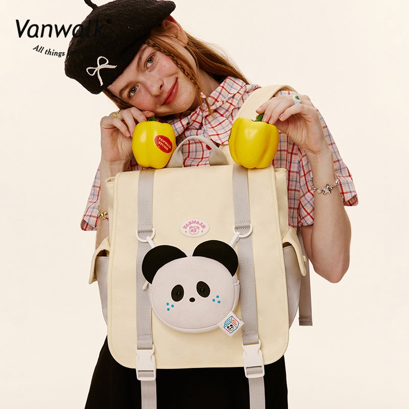 Vanwalk  Multiple Pockets  FUN MARKET backpack  V2788