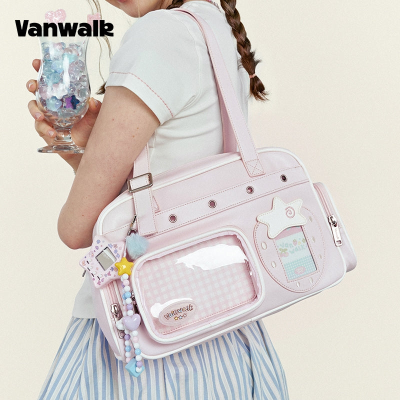 VANWALK Large Capacity Fruit Power Shoulder Bag V2968