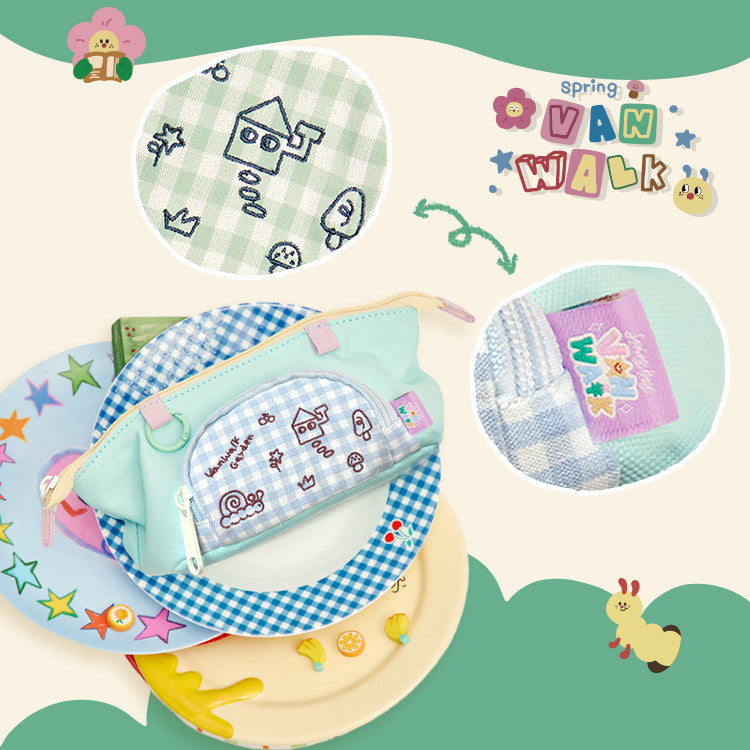 Vanwalk cute Small Garden Pencil case K453
