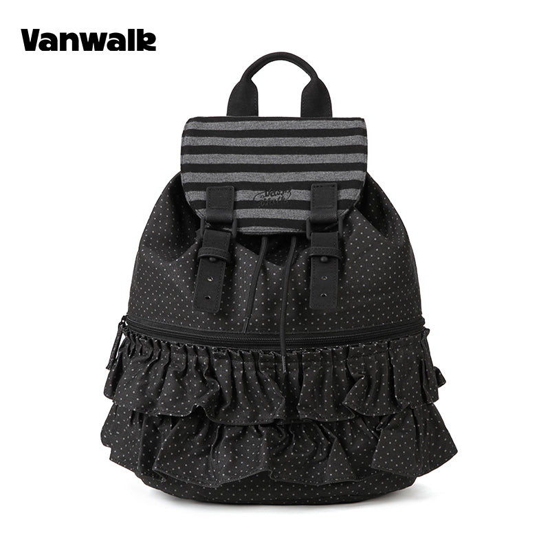 VANWALK Cute Design Lovely Note Student Backpack v2904