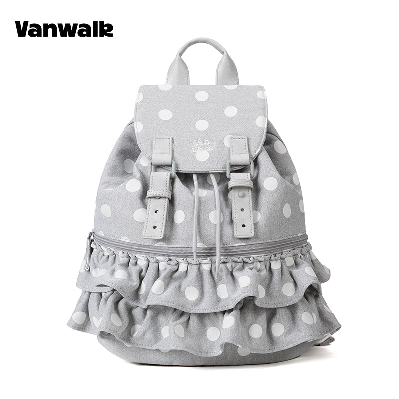 VANWALK Cute Design Lovely Note Student Backpack v2904